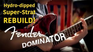 The Fender Dominator: Building a Hydro-dipped SuperStrat, step by step! 🎸